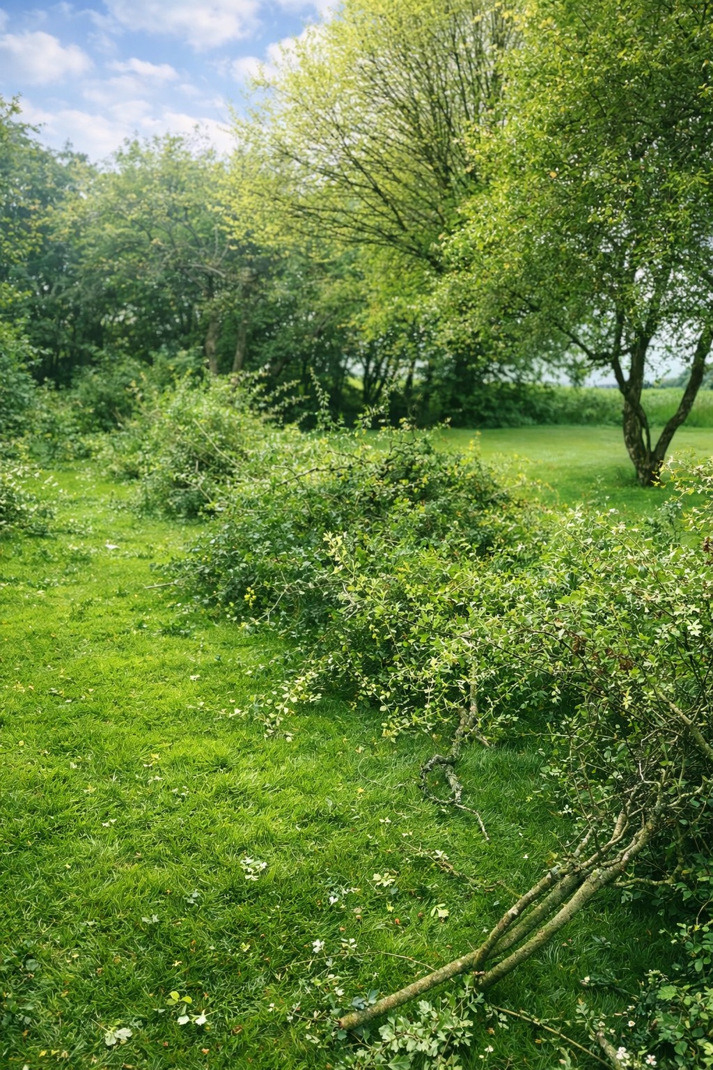 Oprydning af udendørs arealer